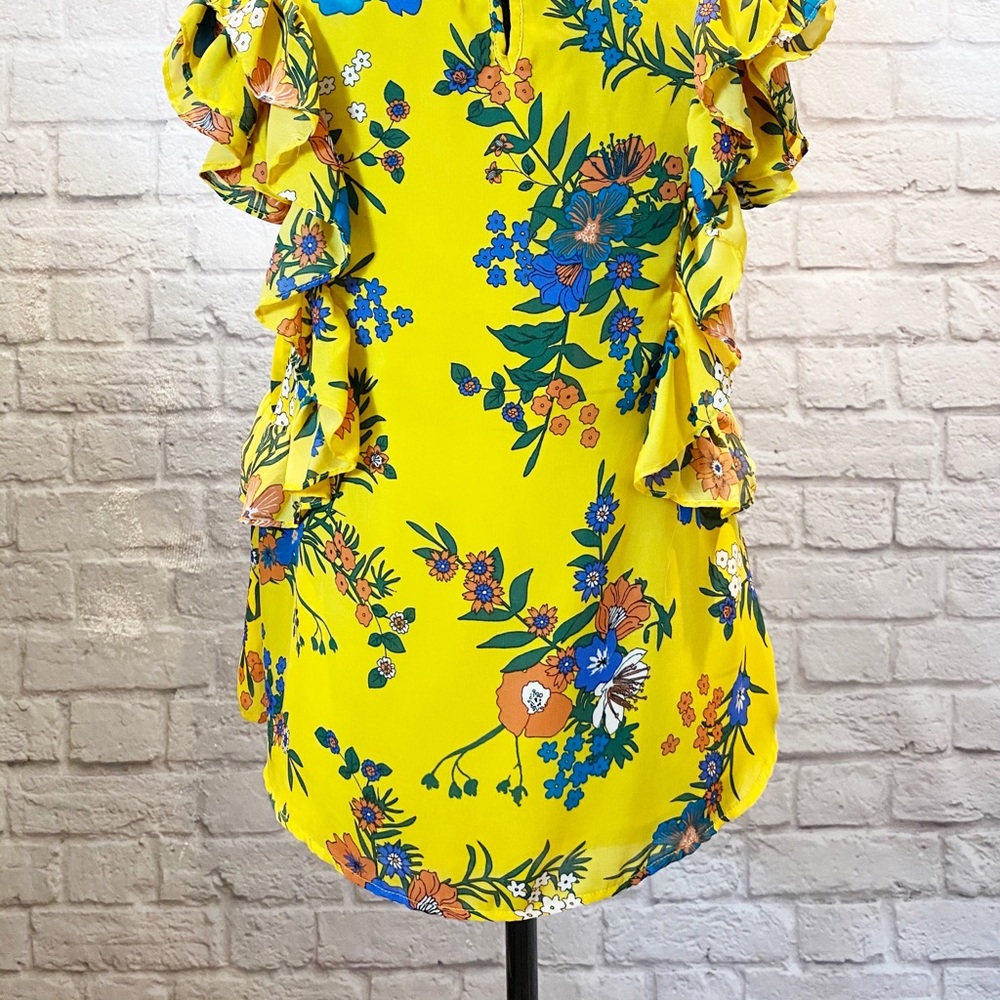 Floral Ruffle Blouse - Picture 8 of 14